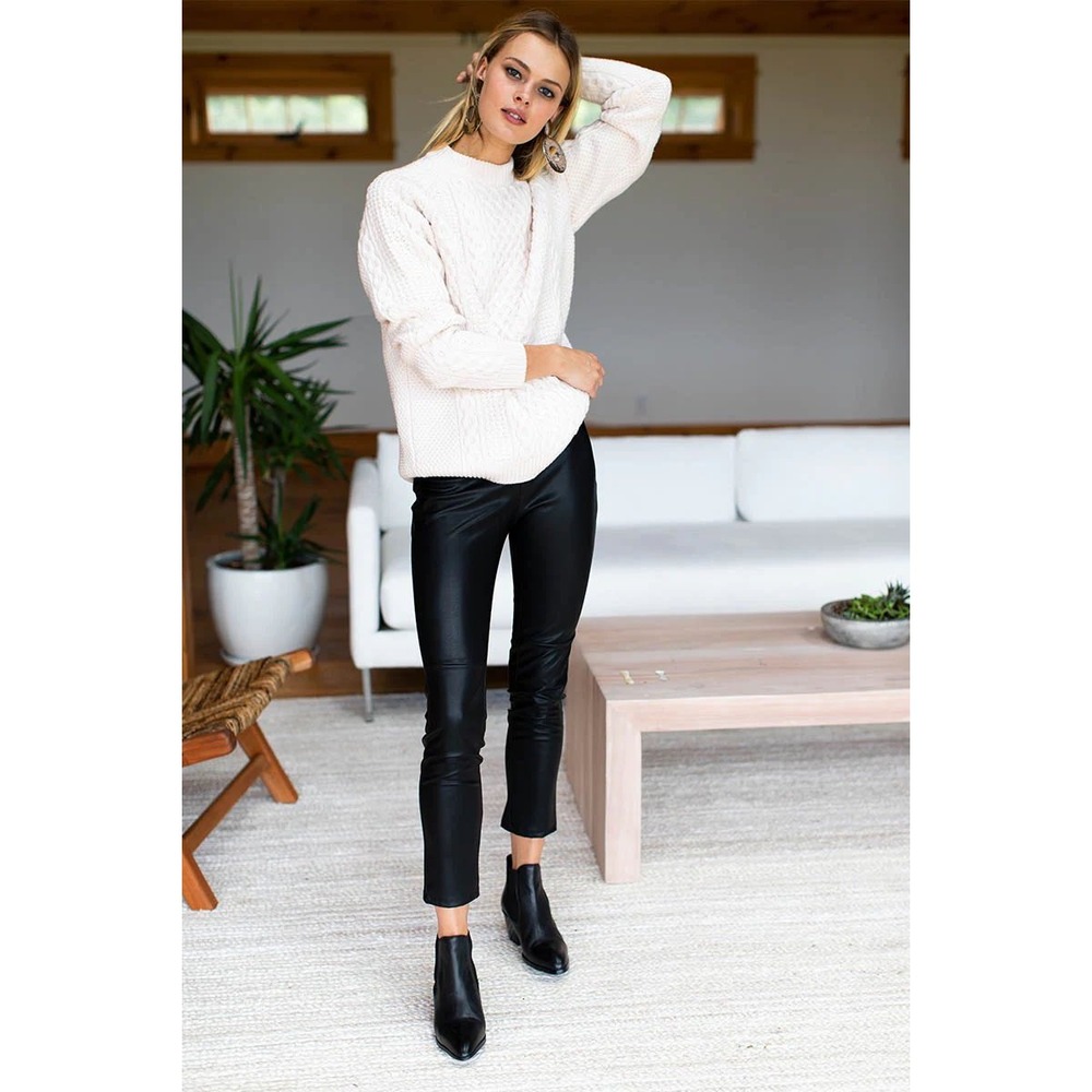 Emerson Fry Vegan Leather Leggings Size Xsmall‎